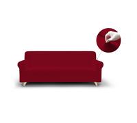 Copridivano Elasticizzato 3 Posti in Poliestere Dahlia Bordeaux