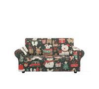 Copridivano Elasticizzato 4 Posti Arte Astratta Divano Protector Copridivano 4 Posti,Lavabile,con Braccioli,Antigraffio Gatto, Antiscivolo Copertura per Divano