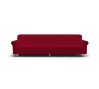 Copridivano Elasticizzato 4 Posti in Poliestere e Cotone Fashionable Bordeaux