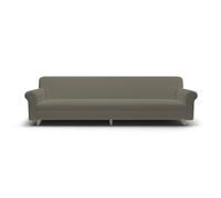 Copridivano Elasticizzato 4 Posti in Poliestere e Cotone Fashionable Tortora