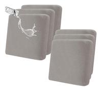 Copridivano Elasticizzato Antiscivolo Per Cuscino: Set Di 6 Federe Per Cuscini Da Esterno, Protezione Mobili In Tessuto Spandex Elastico Inferiore, Adatti Per Animali Da Divano (Grigio Marrone)