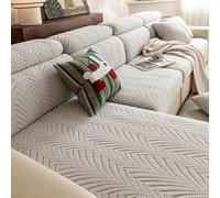 Copridivano Elasticizzato con Penisola Sinistra o Destra Copri Divano Angolare a L 2/3/4 Posti Telo per Divano AntiGraffio Gatto Universale Copricuscino divano(Grey,Single)W65-85cm L65-85cm