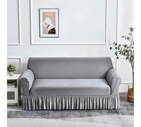 Copridivano elasticizzato Copridivani con gonna, Copridivani stampati universali Fodere per divani con fondo elastico, Protezione per mobili lavabile per bambini, Animali domestici,2,3 seater