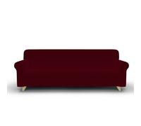 Copridivano Elasticizzato in Tessuto Bordeaux 3 Posti