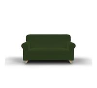 Copridivano Elasticizzato in Tessuto Verde Scuro 2 Posti