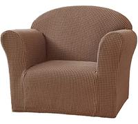 Copridivano elasticizzato morbido, protezione per mobili per bambini e bambini, lavabile, colore caffè, universale, adatto per la decorazione della casa
