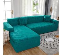 Copridivano elasticizzato verde smeraldo per divano da 1 2 3 4 posti design foglia resistente ai graffi per soggiorno adatto a 90 140 cm 1 posto