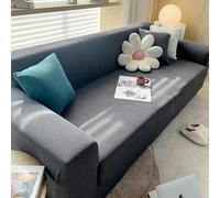 Copridivano elastico in tinta unita, spesso, elasticizzato, per soggiorno, divano ad angolo, adatto a 1/2/3/4 posti, dimensioni 90-140 cm, decorazione per la casa