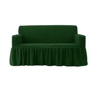 Copridivano elastico per divano a 1/2/3/4 posti, universale, super morbido, lavabile e antiscivolo, tutto incluso, dimensioni: 1 posto (85-135 cm), colore: verde