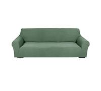 Copridivano elastico universale con bracciolo, lavabile, per divani, colore verde fagiolo ed elegante