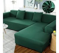 Copridivano estensibile a forma di L con chaise longue destra/sinistra, impermeabile, antigraffio, per 1/2/3/4/5 posti, in tessuto, universale, per animali domestici e bambini