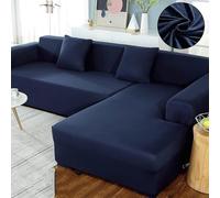 Copridivano estensibile a forma di L con chaise longue destra/sinistra, impermeabile, antigraffio, per 1-5 posti, universale, in tessuto per animali domestici e bambini