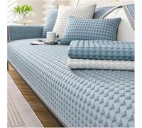 Copridivano Estivo Rinfrescante In Seta Glacée, Copertura Antiscivolo Per Divano Angolare, Poltrona E Seduta, Tessuto Traspirante Morbido - Protezione Mobili(Blue,43 * 63in/110 * 160cm)