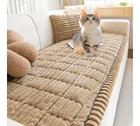 Copridivano for animali domestici, cani e gatti, 2025, protezione for divano antiscivolo lavabile migliorata, tappetino for , fodera in peluche ultra morbida soffice for la casa(Coffee,23.62x35.43in)