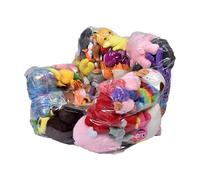 Copridivano For Poltrona A Sacco Trasparente Pouf For Animali Di Peluche, Impermeabile In PVC,pouf For Riporre Giocattoli Di Peluche, Creativo, Imbottito, Con Cerniera, For Organizzare Le Camerette De