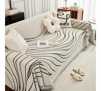 Copridivano Grande Coperta Divano Angolare 2 3 4 5 Posti Multiuso Morbida Telo Ideale Come Telo Arredo, Salvadivano, Copriletto o Foulard,A,180X420CM