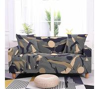 Copridivano Grigio Marrone Telo Copridivano Antigraffio Gatto Copri Divano Elasticizzati Copritutto per Divano Spandex Elasticizzato Copridivani Universale Sofa Cover 1 Posti