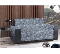 Copridivano Imbottito Trapuntato Sofà Antimacchia Made Italy Dis. Reticol