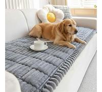 Copridivano impermeabile antiscivolo in peluche lavabile in lavatrice per cani e gatti con impronte di zampe