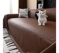 Copridivano impermeabile in finta pelle, resistente ai graffi e alle urine, per proteggere il divano dai peli degli animali domestici, copertura completa, universale, adatto per tutte le stagioni (1