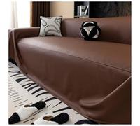 Copridivano Impermeabili In Ecopelle, Copridivano For Cani In PU, Copridivano For Divani, Copridivano In Pelle A Forma Di L, Protettore For Mobili For Animali Domestici(Brown,180x340cm/71x134in)