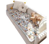 Copridivano in cotone, protezione per divano, decorazione chic da giardino, antiscivolo, multifunzione, autoadesivo, per testiera, davanzale, divano e pavimento