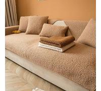 Copridivano in finta pelliccia, antiscivolo, in pile Sherpa, per poltrona reclinabile componibile Love Seat e mobili a forma di L, pezzo unico, 109,2 x 208,3 cm, protezione e comfort eleganti