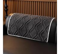 Copridivano in Flanella 4 3 2 1 Posti,Spesso Copridivano per Cani, Fondo Antiscivolo Protettivo, Morbido E Confortevole Protezione Mobili Animali Domestici(Gray,2pc/36x36/BackrestCover)