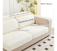 Copridivano in peluche 1 pz /inverno, tessuto elasticizzato jacquard a , design con , copertura antipolvere, resistente a graffi e di animali domestici, per divani a L o divani a 1/2/3/4