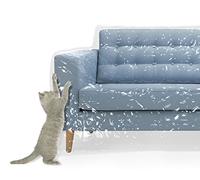 Copridivano in plastica per animali domestici, gatti, graffi, artigli, deterrente, resistente, resistente all'acqua, spesso in vinile trasparente, per traslochi e conservazione a lungo termine
