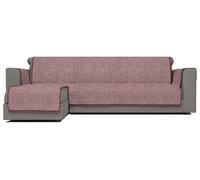 Copridivano in Poliestere con Penisola Sinistra Seduta 290 cm Bordeaux