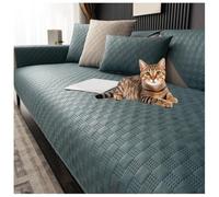 Copridivano In Similpelle Di Alta Qualità, Copridivano Componibile Impermeabile E Antimacchia, Protezione For Mobili Vintage Di Lusso Adatta Agli Animali Domestici.(Ink blue,110x240cm/43x95in)