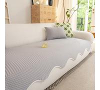 Copridivano in Tessuto Rinfrescante, Copridivano Versatile per Divano, Sedile Auto e Letto, Antiscivolo e AntiGraffio per Gatti per 2/3/4/5 Posti, Ideale per l’Estate(Grigio,70x180cm)