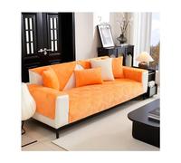 Copridivano in velluto a forma di L con protezione per divano antiscivolo per divano 1, 2, 3 e 4 posti, lavabile ed elegante (beige, 30 x 50 cm)