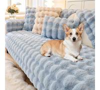 Copridivano lavabile antiscivolo per animali domestici, resistente ai graffi, protezione per cani e gatti, comodo copridivano per la casa, adatto per divani da 110 x 180 cm, blu