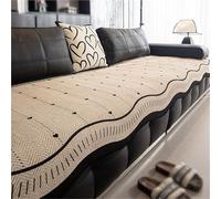 Copridivano morbido, copridivano antiscivolo, copriletto for cani, fodera for divano, fodera protettiva for mobili lavabile(Coffee,90 * 300CM)