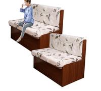 Copridivano per Camper 1/2 Set，Divano Dinette Coprisedili,Fodere per Cuscini per Dinette per Camper, Elasticizzato Tessuto Stampato Fodera Divano Protezione Lavabile(Color:#6,Size:2 Bench Cover+2 Back
