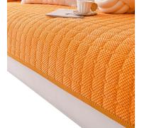 Copridivano Per Cani, Copridivano Antiscivolo A Griglia, Protezione Per Mobili, Morbido Peluche, Adatto Agli Animali Domestici(Orange,90x70cm)