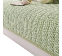 Copridivano Per Cani, Copridivano Antiscivolo A Griglia, Protezione Per Mobili, Morbido Peluche, Adatto Agli Animali Domestici(Green B,70x150cm)