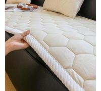 Copridivano Per Cani Lavabile, Antiscivolo Copridivani Spessi Per Animali Domestici Per 2-3 Cuscini, Fodere Per Divani, Protezioni Per Cuscini, Sedili Auto(White,55cmx190cm)