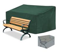Copridivano per divanetto da esterno|Coperture per panche da giardino, Coprisedile per panca da esterno in tessuto Oxford con coulisse, impermeabile, antivento, mobili da giardino anti-UV (3 posti (1