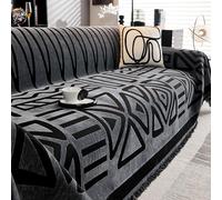 Copridivano per divano a forma di L, lavabile, morbido e traspirante, per cani e gatti, grigio, 180 x 180 cm