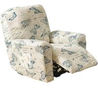 Copridivano per Poltrona Relax Reclinabile 4 Pezzi, Fodera Elasticizzata per Copripoltrona Reclinabil Poltrona, Proteggi Sedia Anti-Macchia Lavabile, Copripoltrona con Braccioli(Style 13#)
