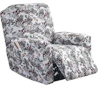 Copridivano per Poltrona Relax Reclinabile 4 Pezzi, Fodera Elasticizzata per Copripoltrona Reclinabil Poltrona, Proteggi Sedia Anti-Macchia Lavabile, Copripoltrona con Braccioli(Style 11#)