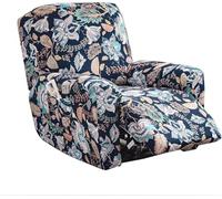 Copridivano per Poltrona Relax Reclinabile 4 Pezzi, Fodera Elasticizzata per Copripoltrona Reclinabil Poltrona, Proteggi Sedia Anti-Macchia Lavabile, Copripoltrona con Braccioli(Style 9#)