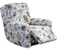 Copridivano per Poltrona Relax Reclinabile 4 Pezzi, Fodera Elasticizzata per Copripoltrona Reclinabil Poltrona, Proteggi Sedia Anti-Macchia Lavabile, Copripoltrona con Braccioli(Style 12#)