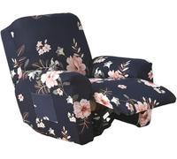 Copridivano per Poltrona Relax Reclinabile 4 Pezzi, Fodera Elasticizzata per Copripoltrona Reclinabil Poltrona, Proteggi Sedia Anti-Macchia Lavabile, Copripoltrona con Braccioli(Style Z)