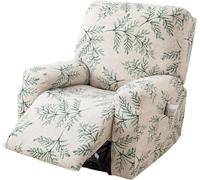 Copridivano per Poltrona Relax Reclinabile 4 Pezzi, Fodera Elasticizzata per Copripoltrona Reclinabil Poltrona, Proteggi Sedia Anti-Macchia Lavabile, Copripoltrona con Braccioli(Style E)