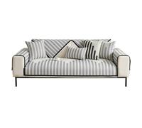 Copridivano personalizzabile, 100 x 260 cm, antiscivolo, antimacchia, per tutte le stagioni, adatto a qualsiasi divano, elegante fodera grigia per un facile montaggio