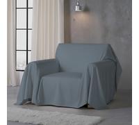 Copridivano RARUS Copritutto Telo Arredo Cotone 170x300 cm - Avio